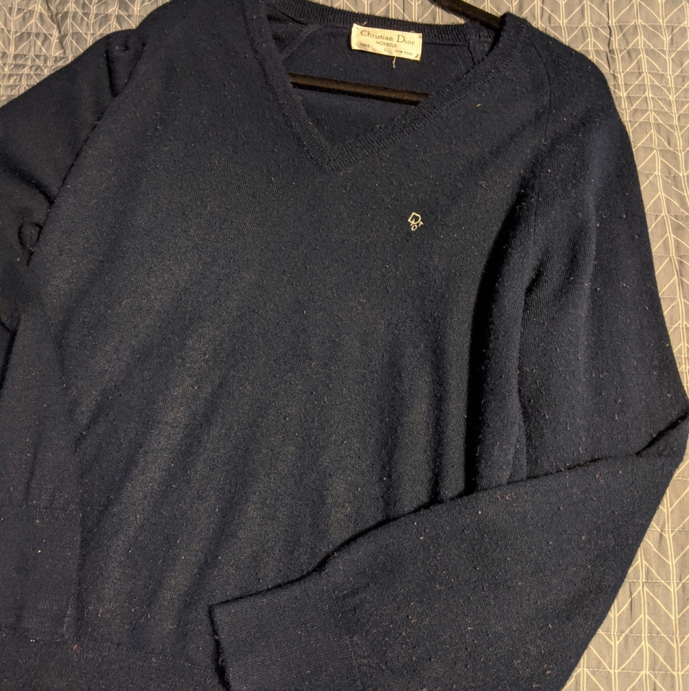 Christian Dior sweater Navy